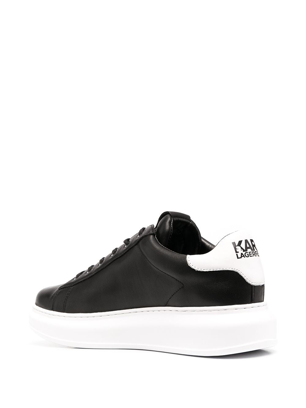 KARL LAGERFELD LOGO-PATCH LOW-TOP TRAINERS